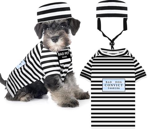 dog prisoner costume|inmate dog costume.